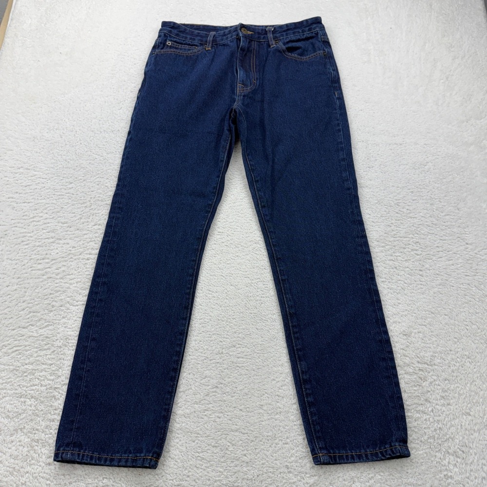 Peter Manning New York Slim‎ Fit Dark Wash Jeans Mens 32x30 Cotton
